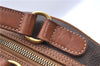 Authentic CELINE C Macadam Blason Pattern Hand Bag PVC Leather Brown 5586A