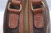 Authentic CELINE C Macadam Blason Pattern Hand Bag PVC Leather Brown 5586A