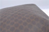 Authentic CELINE C Macadam Blason Pattern Hand Bag PVC Leather Brown 5586A