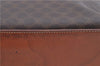 Authentic CELINE C Macadam Blason Pattern Hand Bag PVC Leather Brown 5586A
