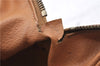 Authentic CELINE C Macadam Blason Pattern Hand Bag PVC Leather Brown 5586A
