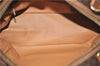 Authentic CELINE C Macadam Blason Pattern Hand Bag PVC Leather Brown 5586A