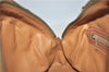 Authentic CELINE C Macadam Blason Pattern Hand Bag PVC Leather Brown 5586A