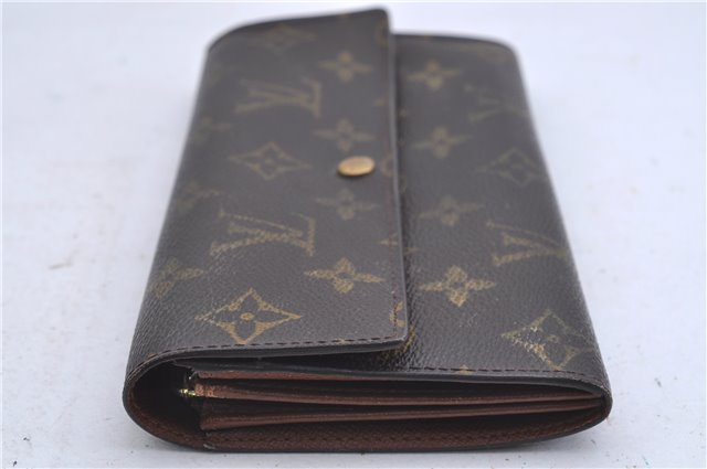 Auth Louis Vuitton Monogram Pochette Porte Monnaie Credit Wallet M61725 LV 5586D