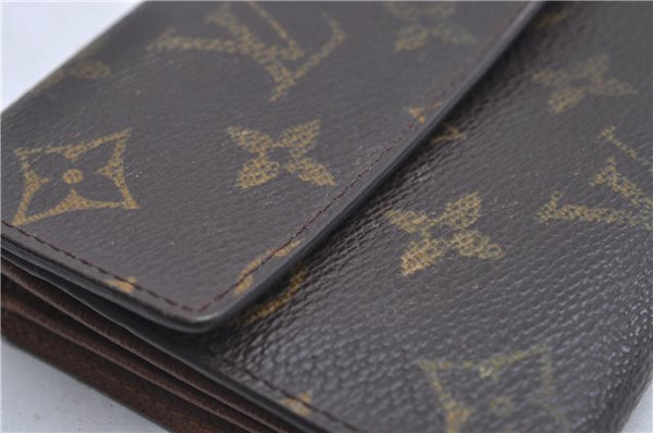 Auth Louis Vuitton Monogram Pochette Porte Monnaie Credit Wallet M61725 LV 5586D