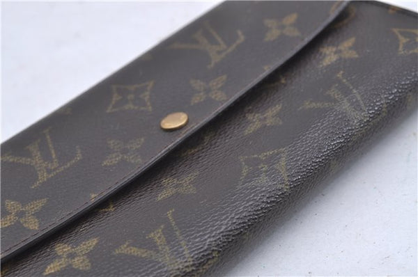 Auth Louis Vuitton Monogram Pochette Porte Monnaie Credit Wallet M61725 LV 5586D