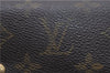 Auth Louis Vuitton Monogram Pochette Porte Monnaie Credit Wallet M61725 LV 5586D