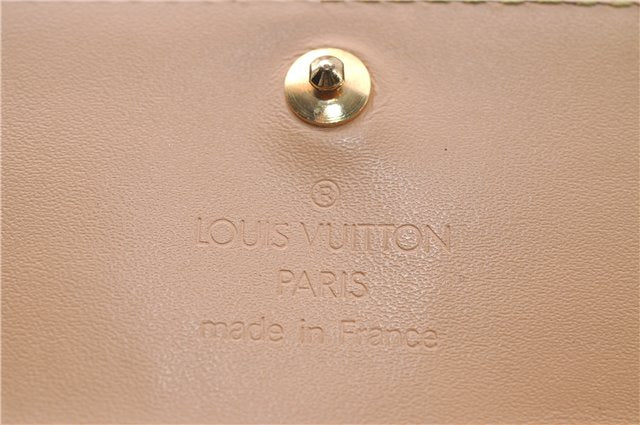 Auth Louis Vuitton Monogram Multicolor Porte Monnaie Plat Coin Case White 5589D