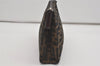 Authentic FENDI Vintage Zucca Pouch Purse Canvas Leather Brown Junk 5590I