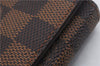 Auth Louis Vuitton Damier Porte Monnaie Billets Tresor Wallet N61730 LV 5592D
