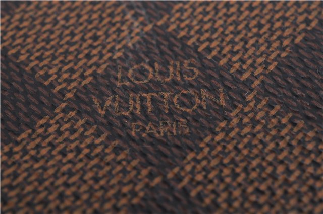 Auth Louis Vuitton Damier Porte Monnaie Billets Tresor Wallet N61730 LV 5592D