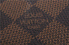 Auth Louis Vuitton Damier Porte Monnaie Billets Tresor Wallet N61730 LV 5592D