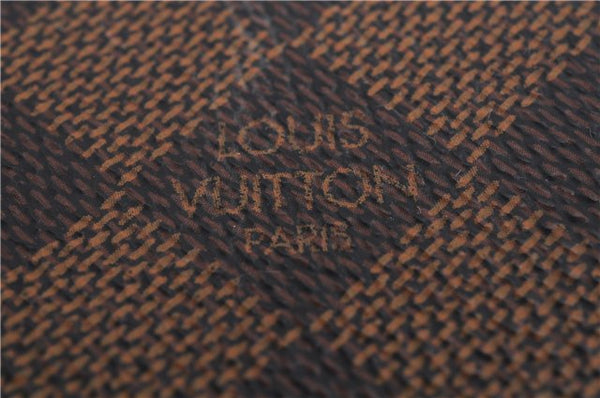 Auth Louis Vuitton Damier Porte Monnaie Billets Tresor Wallet N61730 LV 5592D