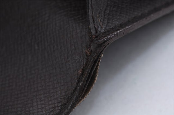 Auth Louis Vuitton Damier Porte Monnaie Billets Tresor Wallet N61730 LV 5592D