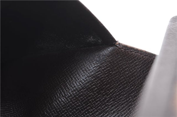 Auth Louis Vuitton Damier Porte Monnaie Billets Tresor Wallet N61730 LV 5592D