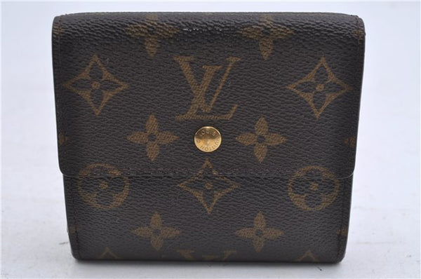 Auth Louis Vuitton Monogram Porte Monnaie Billet Carte Credit M61652 LV 5593D