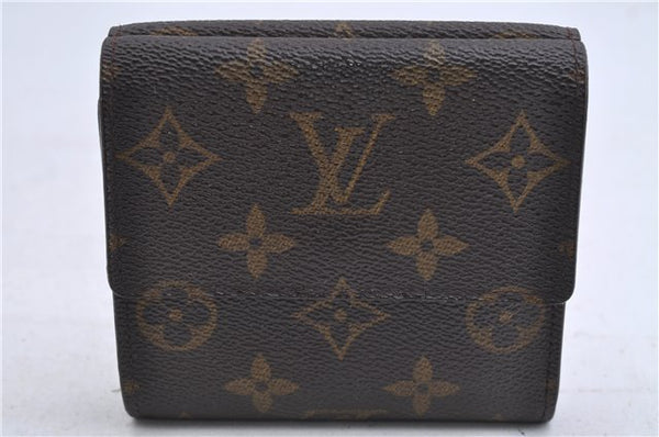 Auth Louis Vuitton Monogram Porte Monnaie Billet Carte Credit M61652 LV 5593D