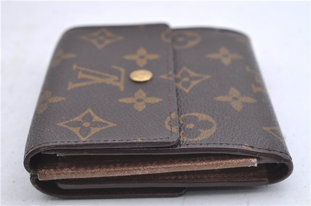 Auth Louis Vuitton Monogram Porte Monnaie Billet Carte Credit M61652 LV 5593D