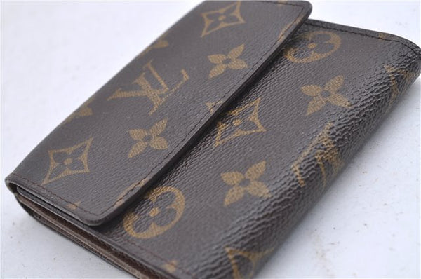 Auth Louis Vuitton Monogram Porte Monnaie Billet Carte Credit M61652 LV 5593D