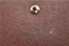 Auth Louis Vuitton Monogram Porte Monnaie Billet Carte Credit M61652 LV 5593D