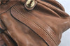 Authentic Chloe Paraty 2Way Shoulder Hand Bag Leather Brown 5595B