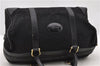 Authentic CELINE C Macadam Pattern Boston Hand Bag Canvas Leather Black 5595C
