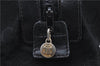 Authentic CELINE C Macadam Pattern Boston Hand Bag Canvas Leather Black 5595C