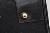 Authentic CELINE C Macadam Pattern Boston Hand Bag Canvas Leather Black 5595C