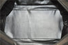 Authentic CELINE C Macadam Pattern Boston Hand Bag Canvas Leather Black 5595C