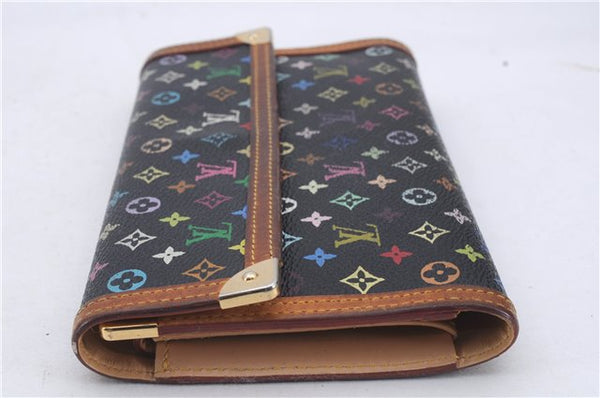 Louis Vuitton Monogram Multicolor Portefeuille International M92658 Wallet 5598D