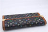 Louis Vuitton Monogram Multicolor Portefeuille International M92658 Wallet 5598D