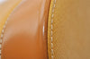 Authentic Burberrys Vintage Leather Shoulder Tote Bag Yellow 5598I