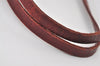 Authentic FENDI Zucchino Shoulder Tote Bag Purse Canvas Leather Red 5599I