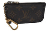 Authentic Louis Vuitton Monogram Pochette Cles Coin Case M62650 LV 5600D
