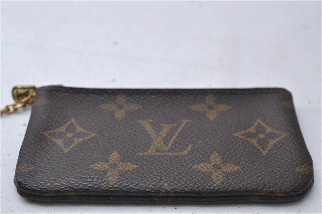 Authentic Louis Vuitton Monogram Pochette Cles Coin Case M62650 LV 5600D