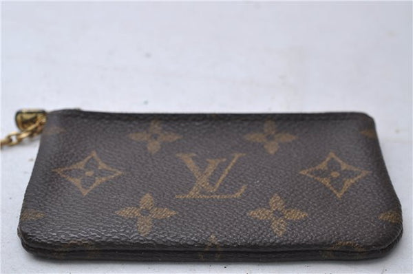 Authentic Louis Vuitton Monogram Pochette Cles Coin Case M62650 LV 5600D