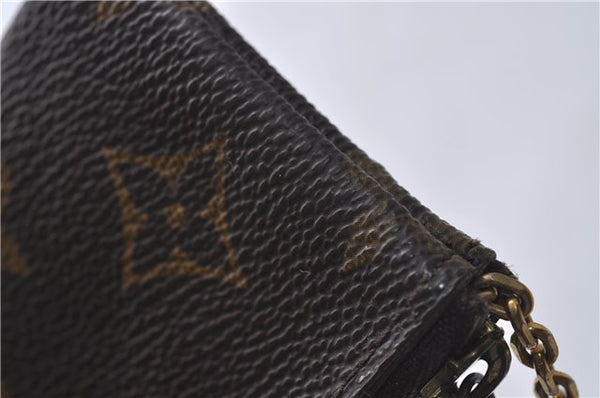 Authentic Louis Vuitton Monogram Pochette Cles Coin Case M62650 LV 5600D