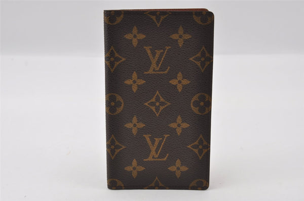 Authentic Louis Vuitton Monogram Agenda Poche Planner Cover R20503 LV 5600I