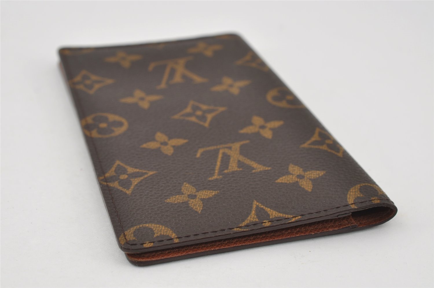Authentic Louis Vuitton Monogram Agenda Poche Planner Cover R20503 LV 5600I