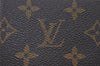 Authentic Louis Vuitton Monogram Agenda Poche Planner Cover R20503 LV 5600I
