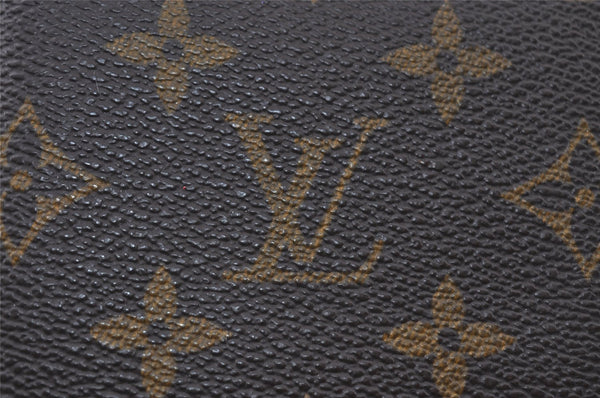Authentic Louis Vuitton Monogram Agenda Poche Planner Cover R20503 LV 5600I