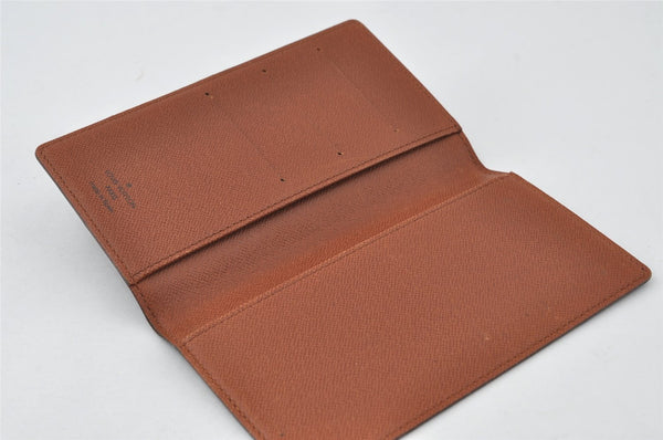 Authentic Louis Vuitton Monogram Agenda Poche Planner Cover R20503 LV 5600I