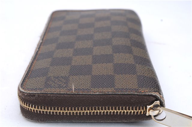 Authentic Louis Vuitton Damier Zippy Wallet Long Purse N60015 LV 5601D