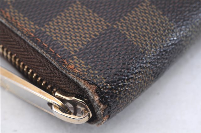 Authentic Louis Vuitton Damier Zippy Wallet Long Purse N60015 LV 5601D