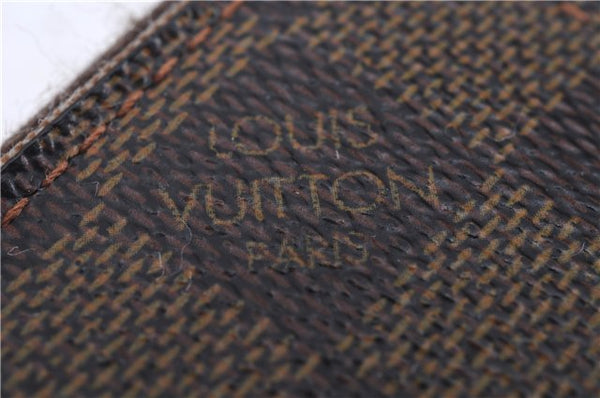 Authentic Louis Vuitton Damier Zippy Wallet Long Purse N60015 LV 5601D