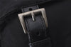 Authentic PRADA Nylon Tessuto Leather Shoulder Cross Body Bag Black 5601I