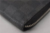 Authentic Louis Vuitton Damier Graphite Zippy Wallet Vertical N63095 LV 5602F