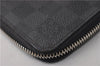 Authentic Louis Vuitton Damier Graphite Zippy Wallet Vertical N63095 LV 5602F