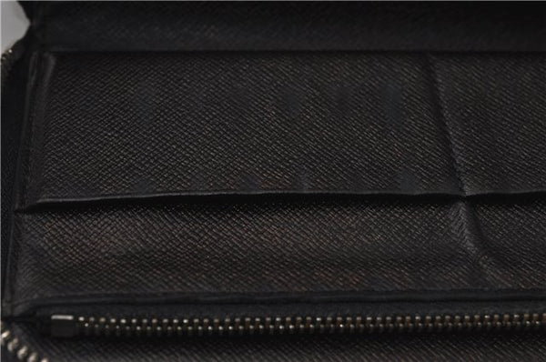 Authentic Louis Vuitton Damier Graphite Zippy Wallet Vertical N63095 LV 5602F