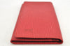 Authentic Louis Vuitton Epi Porte Yen 3 Cartes Credit Wallet Red M63537 LV 5602I